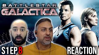 Battlestar Galactica  S1 Ep 8  Flesh and Bone  REACTION  First Time Watching [upl. by Rickart]