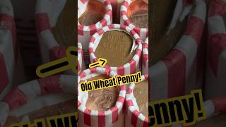 Wheat Penny Ender Customer Vs Bank Wrapped Rolls coin [upl. by Marcelline]