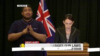 NZ PM Ensures ban on every SemiAutomatic weapon used in Friday terror attack [upl. by Nnanerak761]