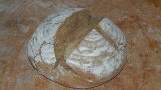 Brot  Bauernbrot aus dem Holzofen  Steinofen selber backen [upl. by Cathleen14]