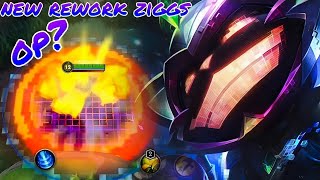 Wild Rift MID LINER NEW REWORK ZIGGS FULL GAMEPLAY ITEMSRUNES [upl. by Dorree]