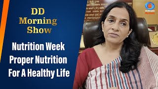 DD Morning Show  National Nutrition Week  Proper Nutrition For A Healthy Life  3rd September 2024 [upl. by Eniron391]