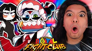 THE AMAZING DIGITAL CIRCUS PERO TODOS SON PELEADORES DASITO REACCIONA THE AMAZING DIGITAL FIGHT CLUB [upl. by Alit]