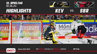 Game Highlights Spieltag 12 Krefeld Pinguine vs Starbulls Rosenheim [upl. by Krusche812]