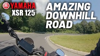 Downhill Ride from Pohorje Slovenia – Yamaha XSR 125 [upl. by Derrick909]