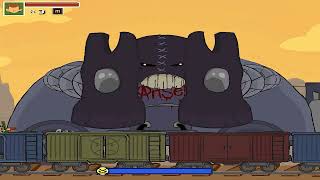 Pico Blast  Trouble in the TrainYard 1080P60FPS  Playing on newgrounds  mini game [upl. by Leunammi]