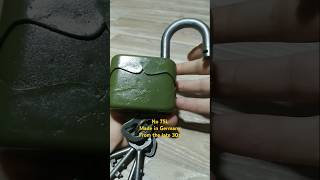 Vintage German Padlock lock germany german deutsch vintage [upl. by Gertie237]