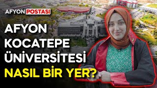 AFYON KOCATEPE ÜNİVERSİTESİ NASIL BİR YER vlog [upl. by Guise]