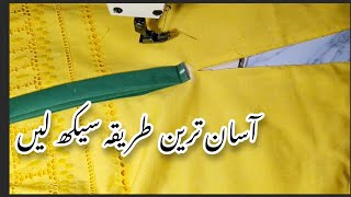 BEST ever Sewing Tips  Placket banany ka asaan tarika techwithzulfi [upl. by Iffar]