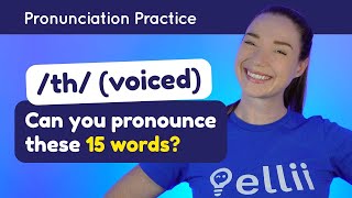 Practicing th voiced – English Pronunciation Lesson Part 2 [upl. by Aissila]