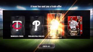 MLB PERFECT INNING 16 trade [upl. by Nylhtac]