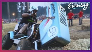 Get ready get set mow Lawnmower racing serves up thrills and spills in Morton [upl. by Haliak]