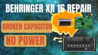 BEHRINGER XR 16 REPAIR [upl. by Tito389]