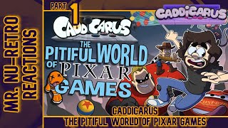 The Pitiful World of Pixar Games Part1 By Caddicarus  MRNURETRO REACTIONS [upl. by Roht]