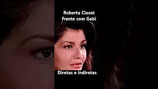 diretas e indiretas no programa de frente com Gabi com Roberta Closet [upl. by Alegnaed]