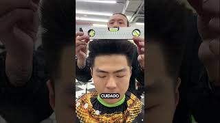 Corte de Cabelo Perfeito com Laser e Régua shortsvideo curiosidades urso [upl. by Akcirred]