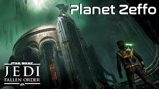 Star Wars JEDI Fallen Order  PLANET ZEFFO  Full Walkthrough to The Tomb of Eilram  Gameplay 4K [upl. by Ellerehc270]