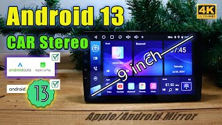 9 Inch Android 13 Car Stereo Review [upl. by Ahcsat740]