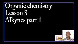 Organic chemistry lesson 8 by Dr Bbosa Science [upl. by Clarette]