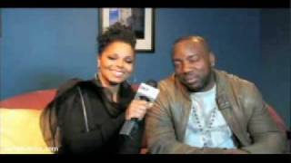 Janet Jackson amp Malik Yoba BET Interview [upl. by Asila]