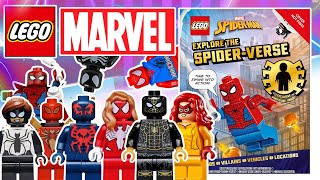 NEW LEGO Marvel SpiderMan SpiderVerse Book WITH Exclusive Figure OFFICIALLY Revealed [upl. by Brogle]