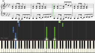 JoJos Bizarre Adventure JosukeGappys Main Theme  Piano Tutorial  SHEET MUSIC [upl. by Ludlew749]