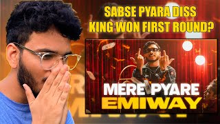 mere pyare emiway reaction  king diss emiway reaction  Kartikey Sharma React [upl. by Seigler]