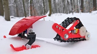 3D Printed RC Snowmobile [upl. by Anselma]