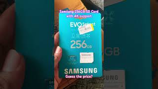 Samsung 256gb sd card [upl. by Upshaw]