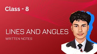 Lines and Angles  Introduction  Class 8 math in Nepali  Aashish Chaudhary [upl. by Nauwtna]