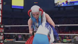 One Piece Grudge Match Yamato VS Ulti WWE 2K22 [upl. by Zacarias39]