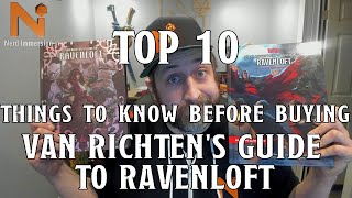 Top 10 Things to Know Before Buying Van Richtens Guide to Ravenloft  Nerd Immersion [upl. by Ybbed]