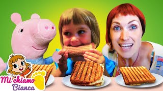 Colazione per bambini Compilation delle ricette della bambina Bianca Giochi di cucina per bambini [upl. by Aniuqaoj]