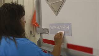 Wabash Dry Van Trailers Roll Out with New Logo [upl. by Uri]