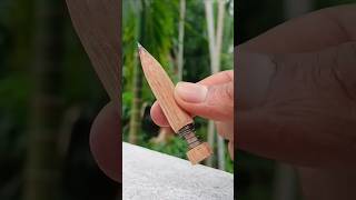 Bamboo Creations With Mini Wood Spring Diy  Toy Bamboo Slingshots shorts [upl. by Atteval]