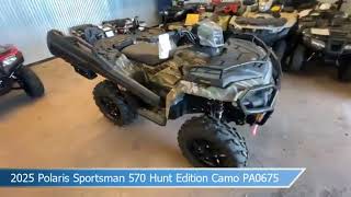 2025 Polaris Sportsman 570 Hunt Edition Camo PA0675 [upl. by Icyak595]