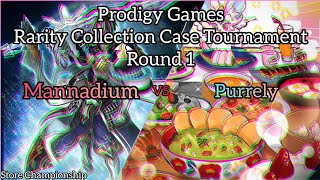 YuGiOh Prodigy Games Rarity Collection Store Championship  Round 1  Purrely vs Mannadium [upl. by Atived319]