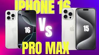 📱 iPhone 16 Pro Max vs iPhone 15 Pro Max [upl. by Eixid299]