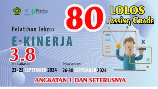 Kunci Jawaban amp Pembahasan Pelatihan Teknis EKinerja MOOC Pintar Kemenag 38 Angkatan 1 [upl. by Lentha]