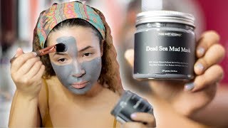 PURE BODY NATURALS DEAD SEA MUD MASK REVIEW [upl. by Violette]