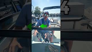 IO Boating Tip Quickly Straighten Out Your Wheel at the Dock with Bridge Marina boat shorts [upl. by Ahsenauj]