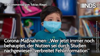 CoronaMaßnahmen „Wer behauptet Nutzen sei durch Studien nachgewiesen verbreitet Fehlinformation“ [upl. by Addia]