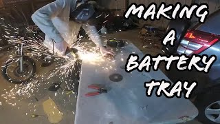 Cafe Racer Battery Tray Install KZ650 Build Part 5 [upl. by Saul]