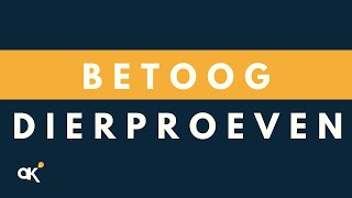 Betoog dierproeven [upl. by Buine272]