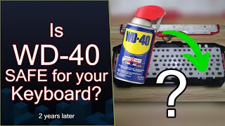 Will WD40 damage your keyboard  2 years later UPDATE [upl. by Einal]