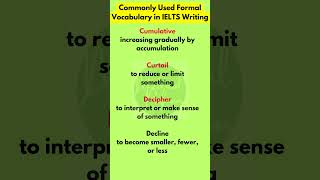 Commonly Used Formal Vocabulary in IELTS Writing Task writingtask english [upl. by Abbate593]