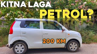 2024 Wagon R Petrol Real Life Mileage Test  Bumper To Bumper Traffic  Highway [upl. by Nnaylloh819]