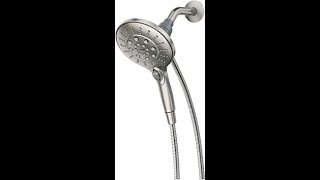 Review Moen 26112SRN Engage Magnetix SixFunction 55Inch Handheld Showerhead 2021 [upl. by Naret253]