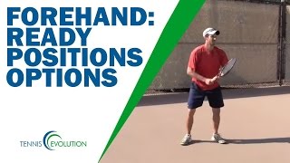 TENNIS FOREHAND TECHNIQUE  Forehand Technique Ready Position [upl. by Nimaj]