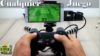 Usa un Gamepad USB o Bluetooth En Android Con Cualquier Juego Mapear un Gamepad [upl. by Hesta]